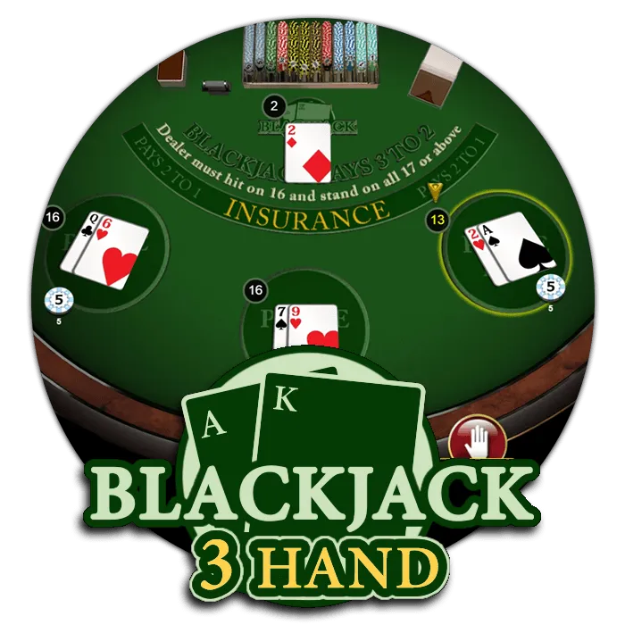 Blackjack 3 Hand - DELUXEPLAY88