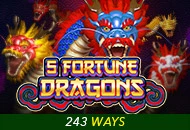 Spadegaming : 5 Fortune Dragons - DELUXEPLAY88